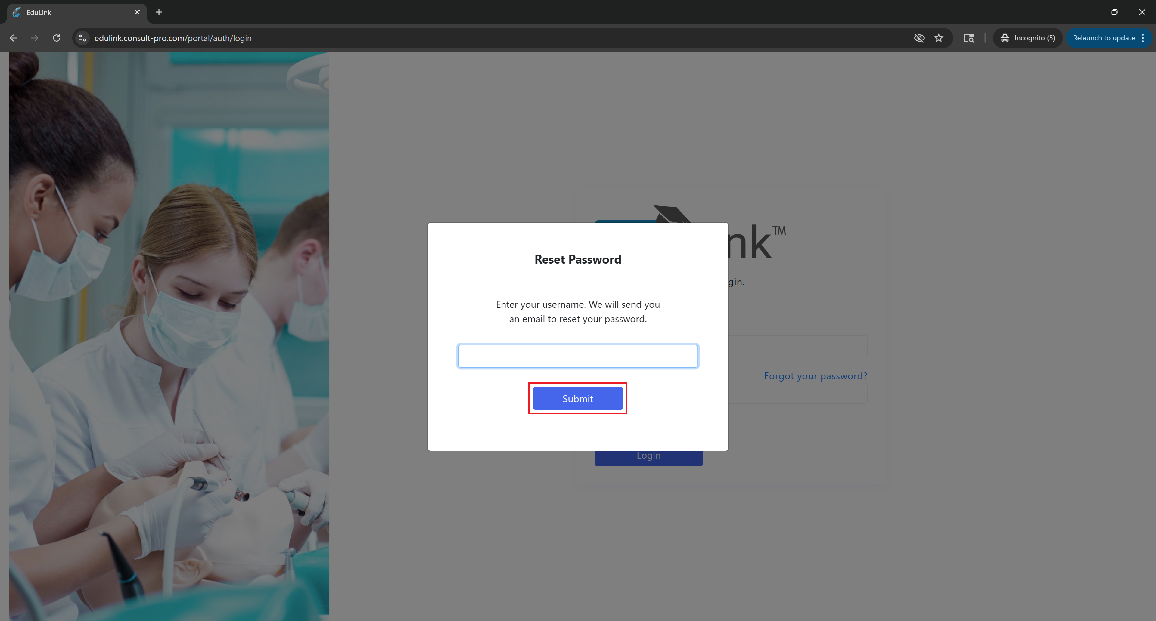 Forgot Password Form